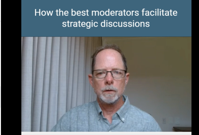 How the Best Moderators Do It