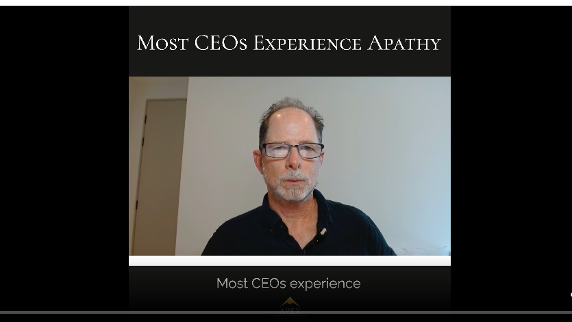 Most CEOs Have Apathy 